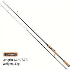 Temu Rollfish Carbon Fishing Rod Medium Power