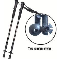Trekking Poles Temu Aluminium Alloy Telescopic Hiking Stick 2pcs