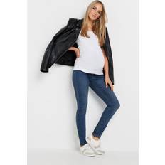 Tall Maternity Blue Skinny Ava Jeans Long 24