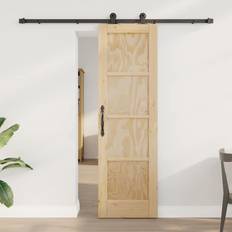 PVC Skydedøre vidaXL Med Hardware Sæt 61x198.5 cm Skydedør (x)