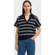 Selected Wool Blend Knitted Polo Shirt