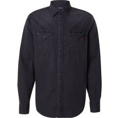 Replay Herre Skjorter Replay Denim Skjorte - Black