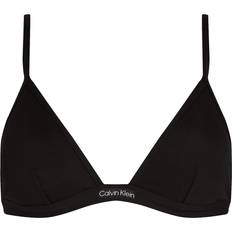 Träningsplagg Bikiniöverdelar Calvin Klein Triangle Bikini Top CK Rib - Black