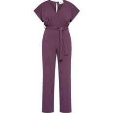 Cut-Out Jumpsuits & Overaller Sisters Point Jumpsuit - Aubergine