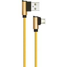V-TAC Kabler V-TAC Micro USB Kabel L-Type Guld Diamond Serie