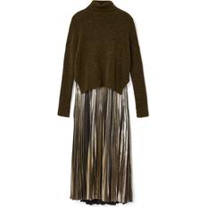AllSaints Long Dresses AllSaints Spark 2 in 1 Dress - Bronze Brown