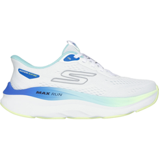 Dame - Slip-on Løbesko Skechers Performance Max Cushioning Max Run Textile Shoes - White