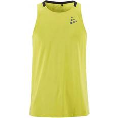 Herre - Polyamid Toppe Craft Pro Hypervent Singlet 2 Tank Top Herrer - Gul