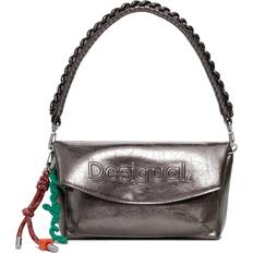 Desigual Håndtasker Desigual Women's Handbag Half Logo Trokel - Argenté