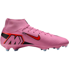 Women Soccer Shoes Nike Mercurial Superfly 10 Academy Soccer Cleats - Pink Black