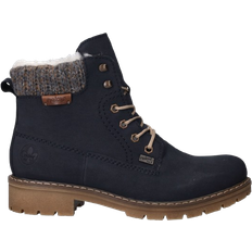 Rieker Snørestøvletter - Navy
