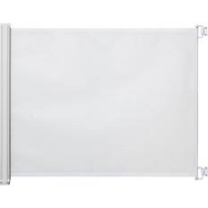 Pawhut Retractable Pet Safety Gate 115cm White