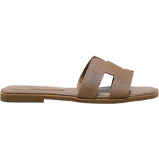 Shein SHUZIA Women Comfy Everyday Summer Vacation Casual Flat Sandals - Beige
