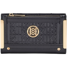 River Island RR Monogram Embossed Mini Purse - Black