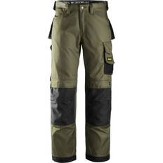 Snickers Workwear 3312 Duratwill Non Holster Pocket Trousers - Olive/Black
