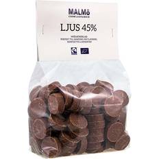 Malmö Chokladfabrik Ljus Choklad 45% Eko 1000g