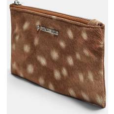 Beige Lille Toilettaske Med Print - Neutral