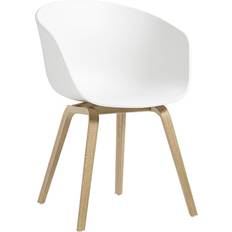 Oak Armchairs Hay AAC 22 Soaped Oak/White Armchair 79cm