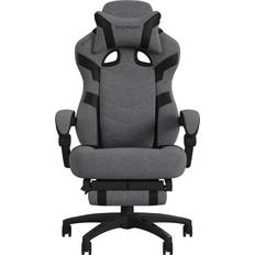 Gaming Chairs RESPAWN 110 Pro Gaming Chair Gaming Chair w/ Footrest, Ergonomic Computer Desk Chair in Light Gray 51.2" H X 28" W X 25" D Wayfair (51.2" H X 28" W X 25" D)