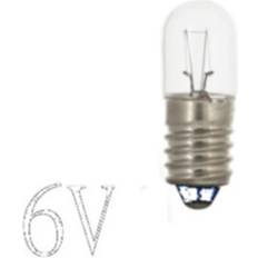 Glød Signallampa E10 T10x28 180mA 1.1W 6V