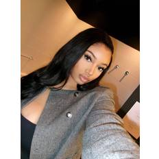 13x6 HD Straight Raw Hair Lace Frontal Wig Small Cap 28 inch 1B Natural Colour