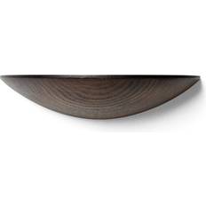 Audo Copenhagen Gridy Fungi Dark Oak Wall Shelf 22cm