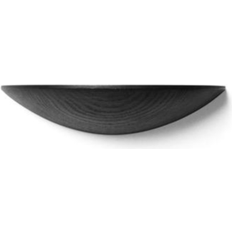 Audo Copenhagen Gridy Fungi Black Oak Wall Shelf 22cm