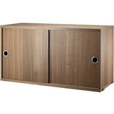 String CD7830-04-1 Walnut Shelving System 78x42cm