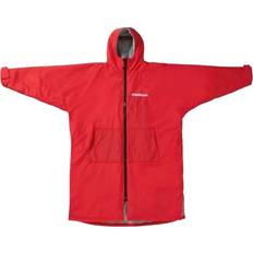 Rain repellent Northcore Beach Basha Sport Long Sleeve Changing Robe - Red