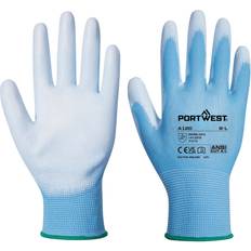 Women Work Gloves Portwest A120 - Grip 13 PU Palm Glove - Blue