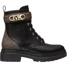 Michael Kors Parker Leather Combat - Black