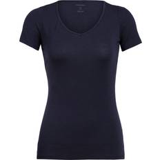 Durable - Women Base Layers Icebreaker Women's Merino 150 Siren Short Sleeve Sweetheart - Midnight Navy