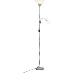 Brilliant Spari White Floor Lamp 180cm