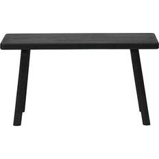House Doctor Nadi Black Settee Bench 81x43cm