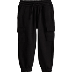 H&M Brushed Inside Cargo Joggers - Black (1211290002)