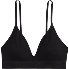 Unterwäsche H&M Seamless Padded Soft Bra - Black