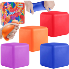 MoZkkiz Stress Cube Fidget Ice Cube 4pcs