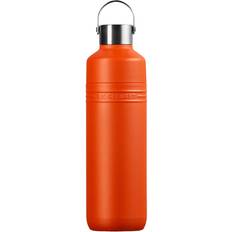 Med handtag Termosar Le Creuset Termoflaska 1000ml Volcanic Glas Orange Termos 1L
