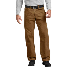 Dickies Relaxed Fit Sanded Duck Carpenter Pants - Rinsed Brown Duck