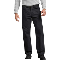 Dickies Relaxed Fit Sanded Duck Carpenter Pants - Rinsed Black