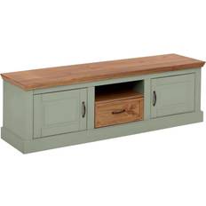Grøn - Træ Bænke Loft24 Skænk 160 cm Selma Grøn TV-bord