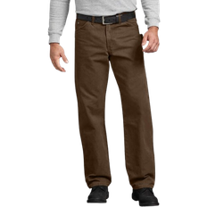 Dickies Relaxed Fit Sanded Duck Carpenter Pants - Rinsed Timber Brown