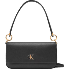 Calvin Klein Mini Monogram Axelväska - Na Svart