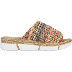 Rieker Damen Sandalen Rieker Textil Pantoffel
