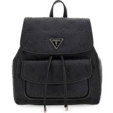 Guess Backpacks Guess Cresidia 4G Peony Logo Mini Backpack - Black