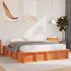 160cm - Built-in Storages Beds vidaXL with Lift-Up Storage 160 x 200 cm Frame Bed