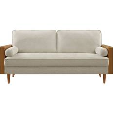 modway Kellan Heathered Fabric 3 33.47 x 72.32 x 31.69 in Sofa 72.3" 3 Seater