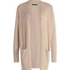 Betty Barclay Dame Trøjer Betty Barclay Elegant Strikjakke Med Lommer - Beige