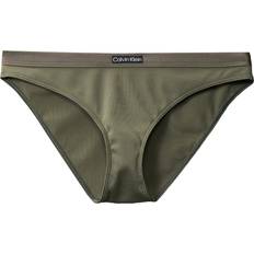 Grøn - Træningstøj Bikinier Calvin Klein CK Rib Bikini Bottoms - Green