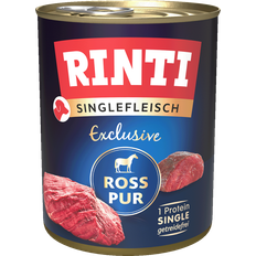 6x800g Singlefleisch Exclusive Hest hundefoder
